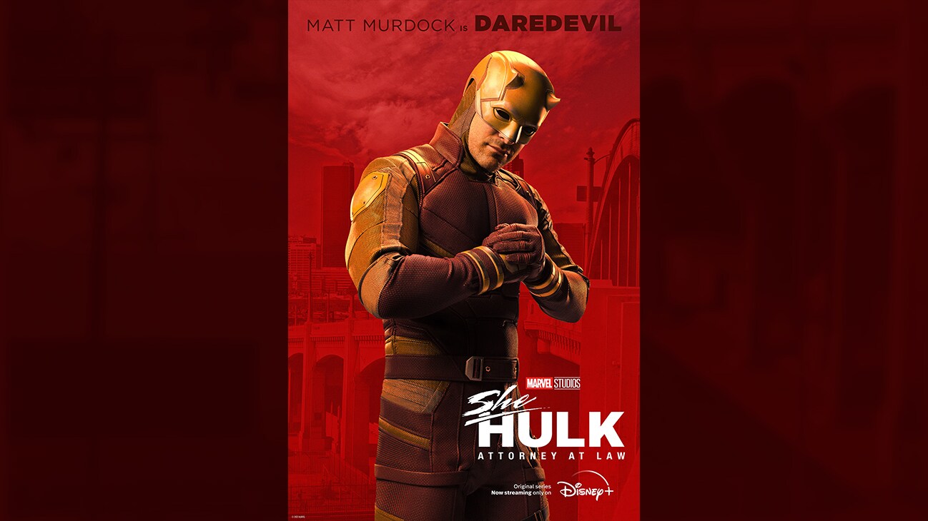 Matt Murdock is Daredevil | Marvel Studios | She-Hulk: Attorney At Law | Original series Now streaming only on Disney+ | poster