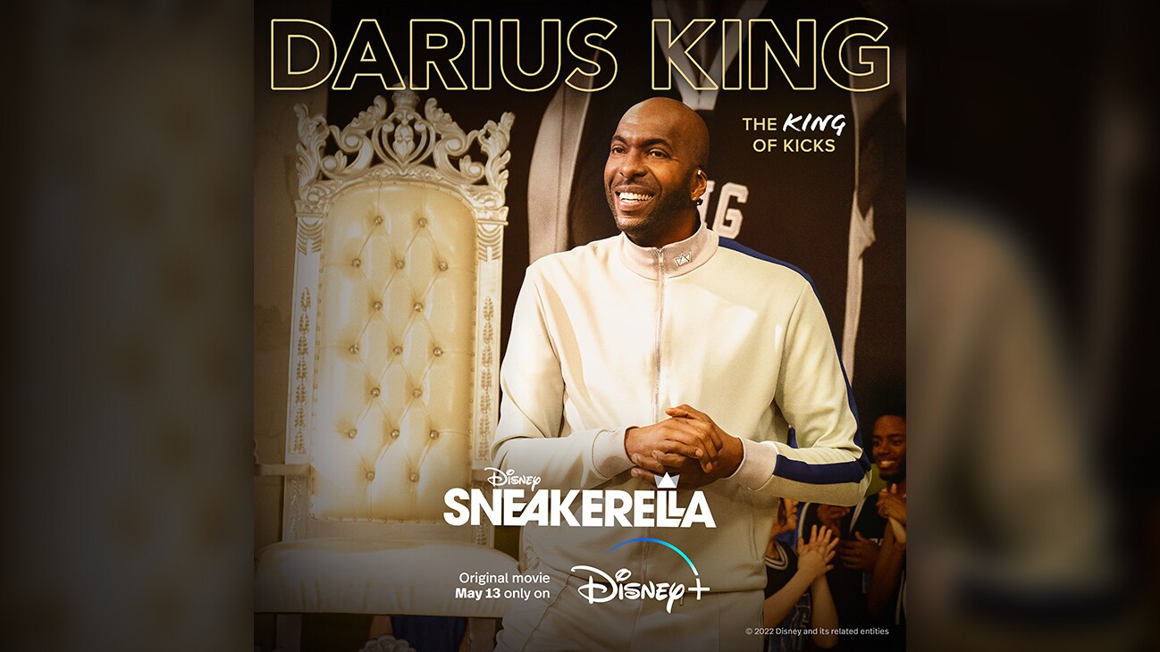 Darius King (actor John Salley), the king of kicks, from the Disney+ Original movie, "Sneakerella".