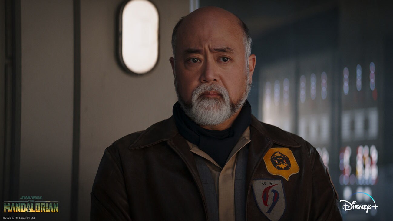 Captain Carson Teva (Paul Sun-Hyung Lee) in the Disney+ Original series, Star Wars: The Mandalorian, Season 3.