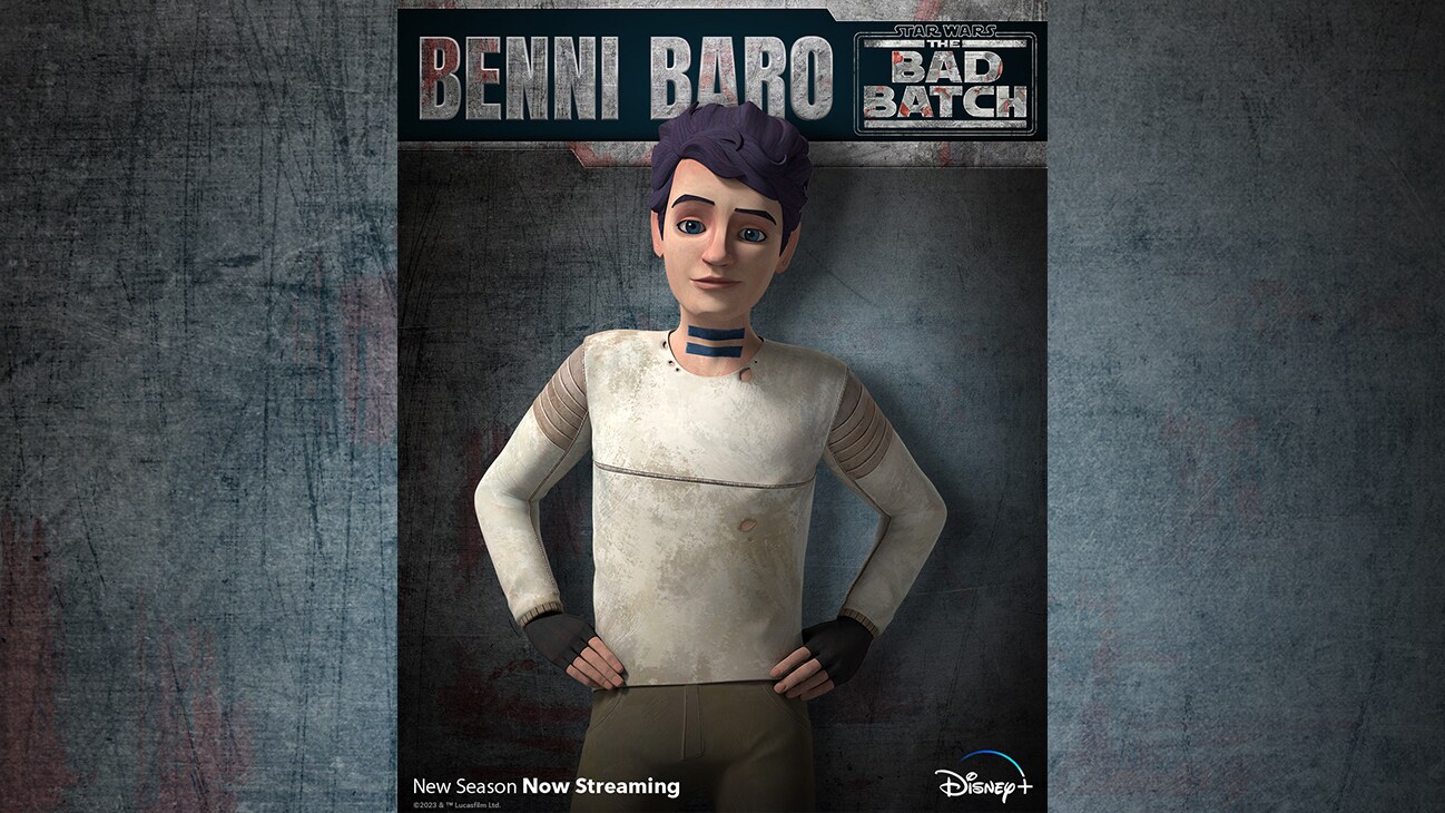 Benni Baro | Star Wars: The Bad Batch Season 2 | New season now streaming | Disney+