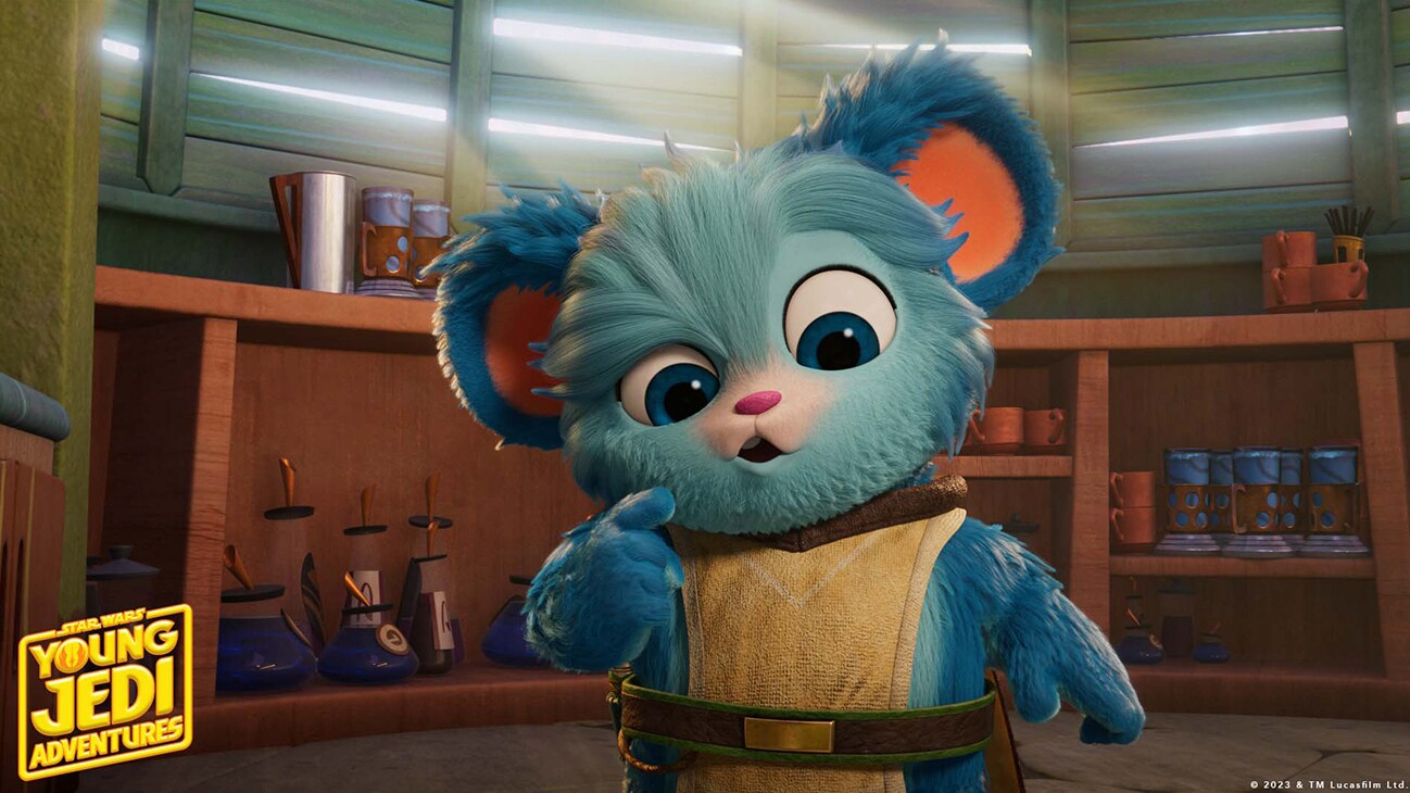 Nubs (voiced by Dee Bradley Baker) in a scene from "STAR WARS: YOUNG JEDI ADVENTURES" exclusively on Disney+ and Disney Junior. ©2023 Lucasfilm Ltd. & TM. All Rights Reserved.