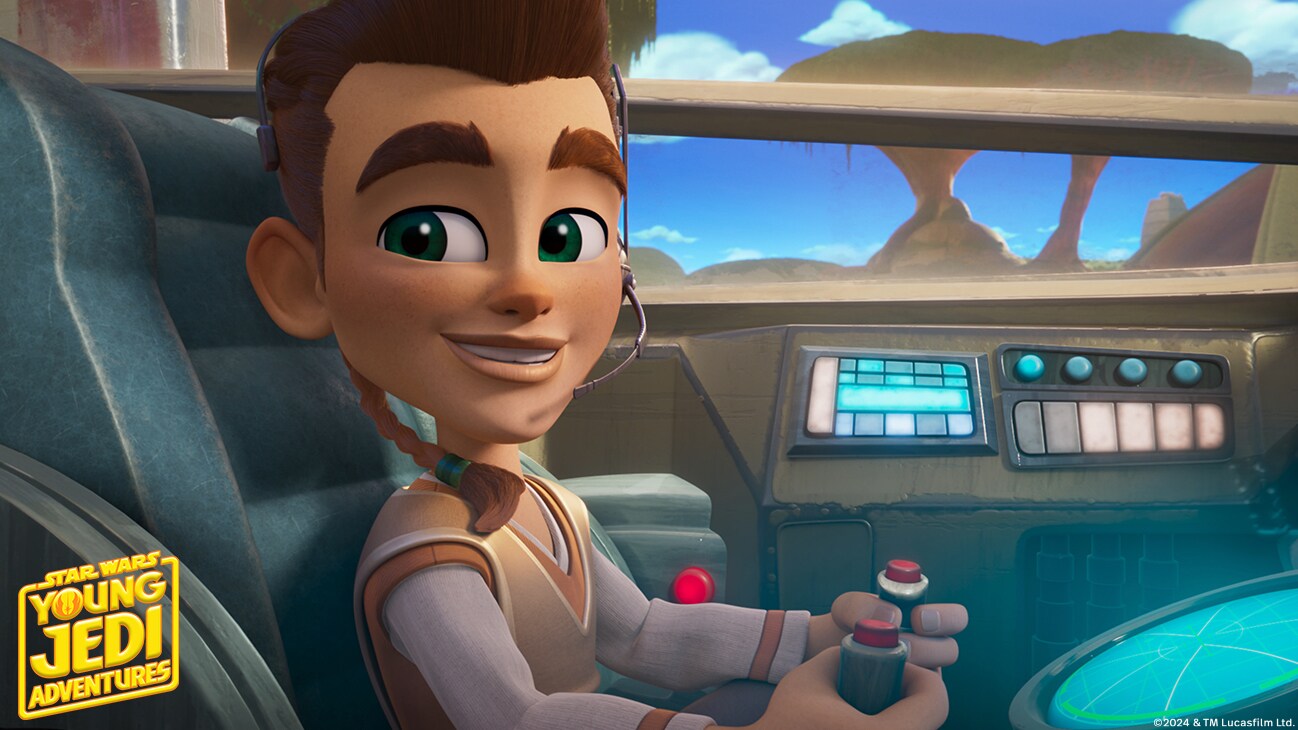 Wes Vinik (voiced by Gunnar Sizemore) from "STAR WARS: YOUNG JEDI ADVENTURES (Season 2)", exclusively on Disney+ and Disney Junior. © 2024 Lucasfilm Ltd. & ™. All Rights Reserved.