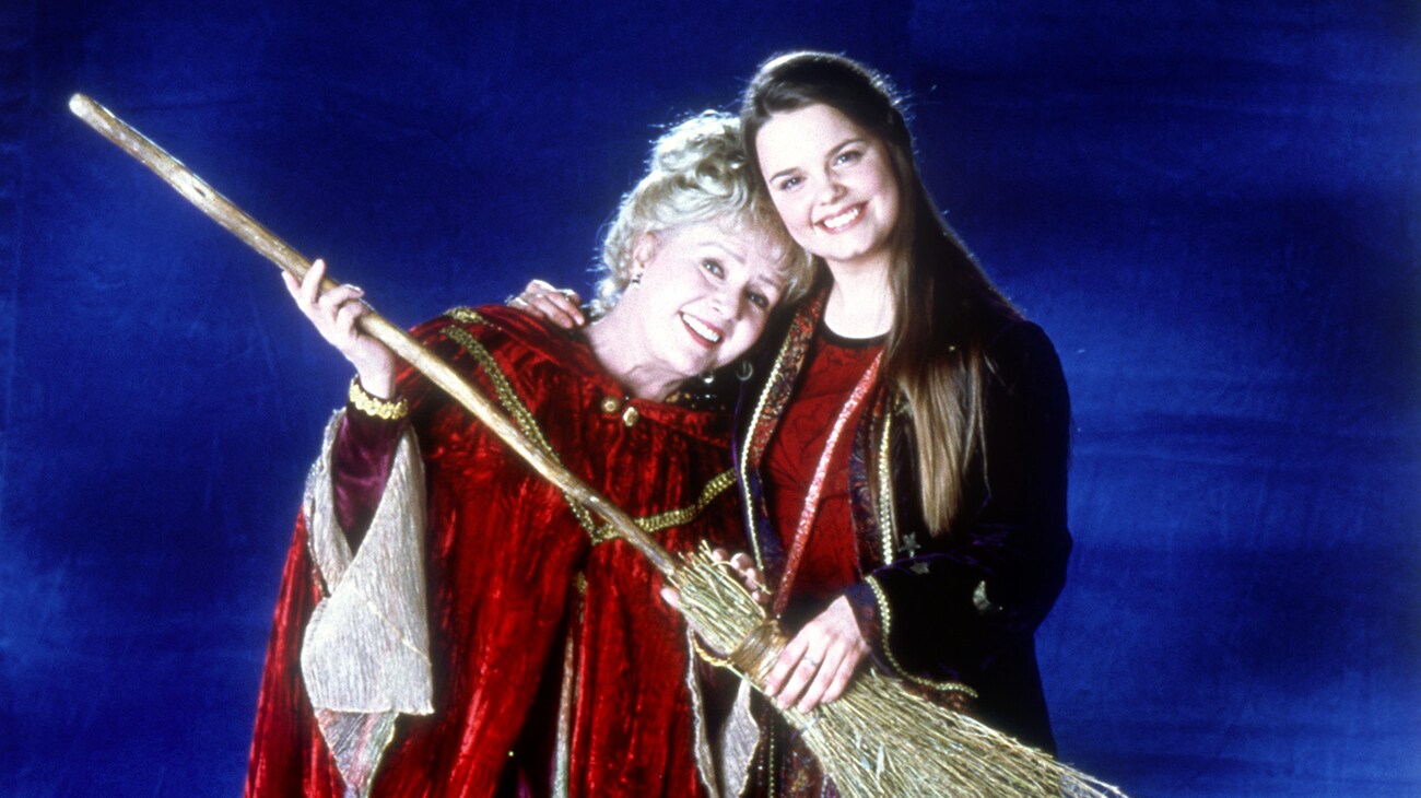 Debbie Reynolds and Kimberly Brown in "Halloweentown"