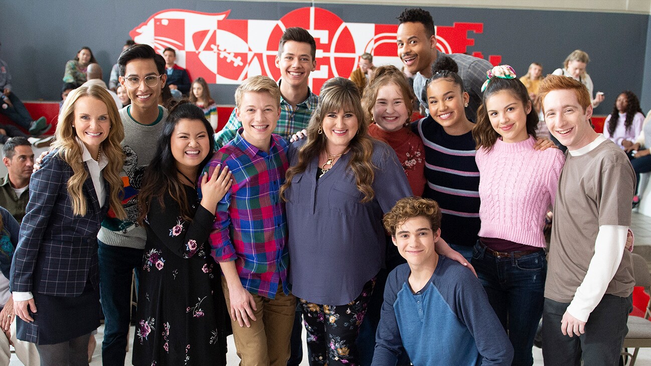 The cast of the Disney+ Original series "High School Musical: The Musical: The Series".