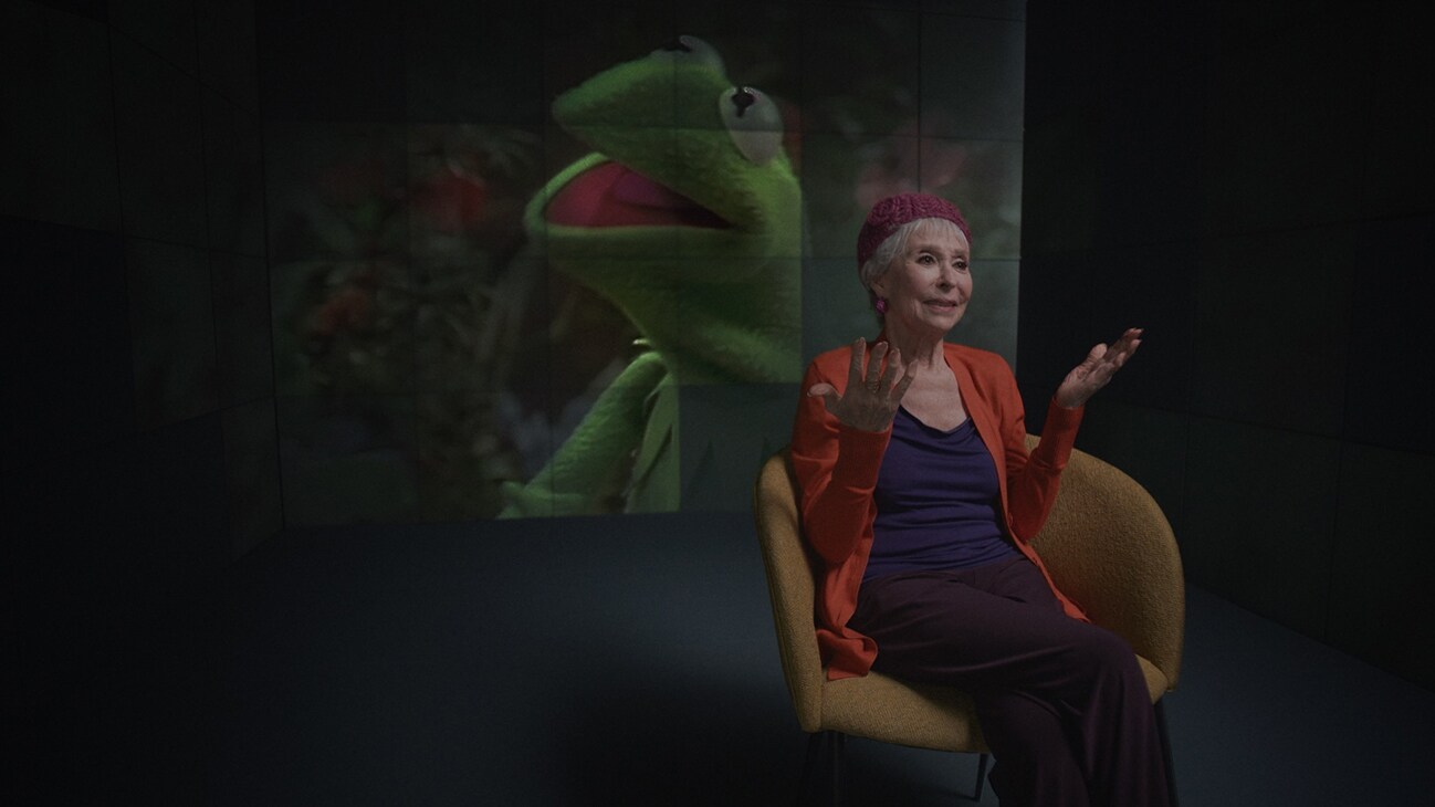 A woman being interviewed from the Disney+ Original documentary, "Jim Henson Idea Man."