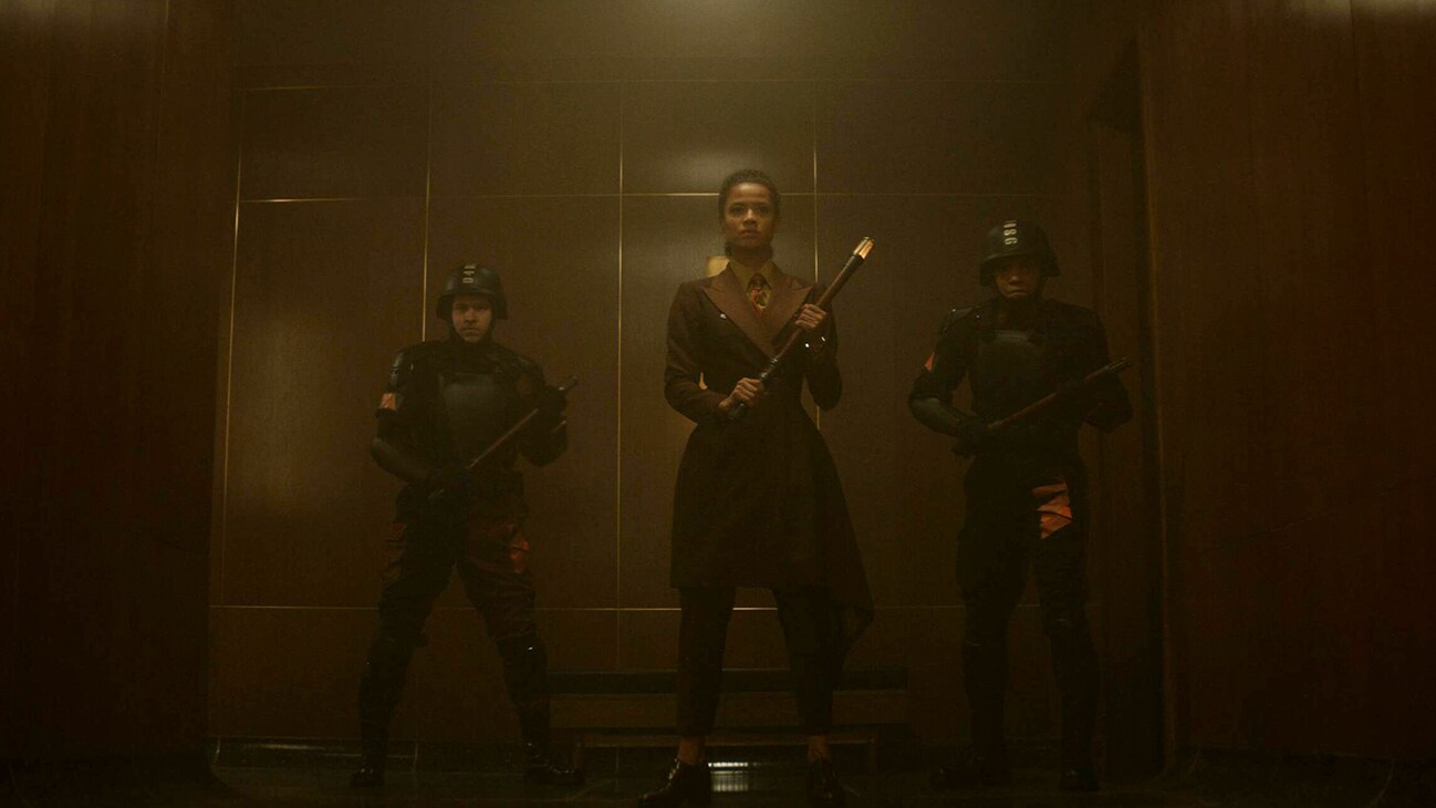 Judge Renslayer (Gugu Mbatha-Raw) in Marvel Studios' Loki, exclusively on Disney+.