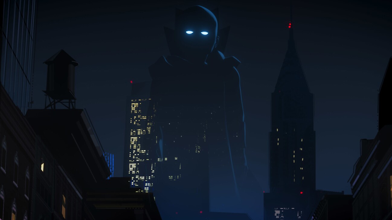 The Watcher (voiced by Jeffrey Wright) in Marvel Studios' WHAT IF…? exclusively on Disney+. ©Marvel Studios 2021. All Rights Reserved.