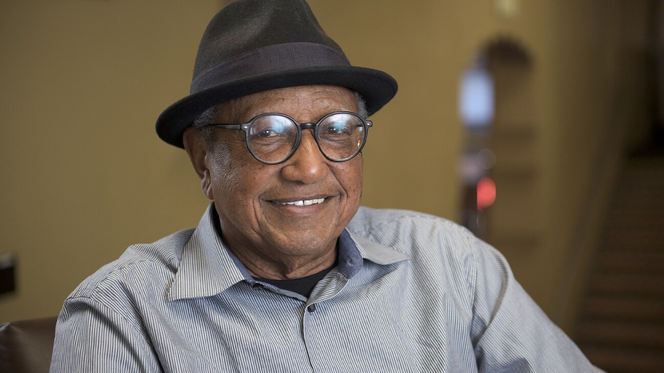 Image of Floyd Norman from the Disney+ Original Documentary, "Mickey: The Story of a Mouse."