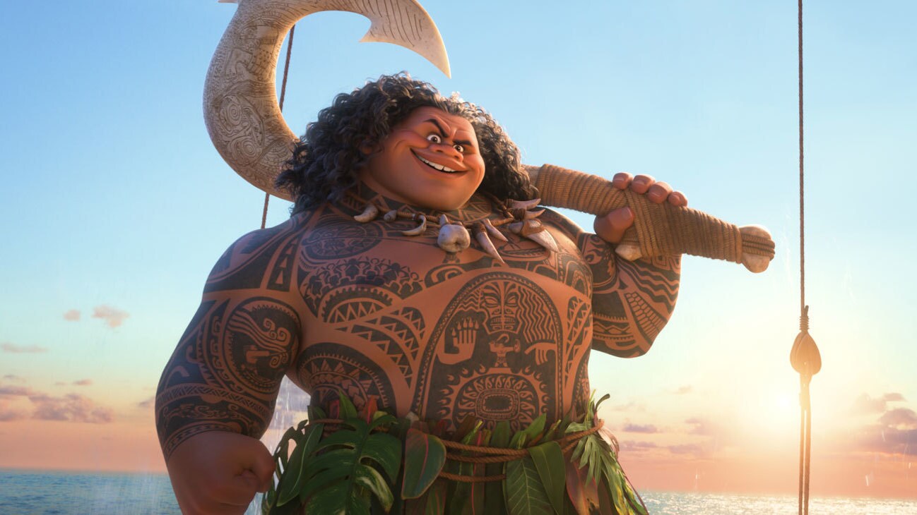MAUI RETURNS TO THE BIG SCREEN – Walt Disney Animation Studios’ all-new feature film “Moana 2” reunites Moana with Maui (voice of Dwayne Johnson) three years later for an expansive new voyage to the far seas of Oceania. Directed by David Derrick Jr., Jason Hand and Dana Ledoux Miller, and produced by Christina Chen and Yvett Merino, “Moana 2” features music by Grammy® winners Abigail Barlow and Emily Bear, Grammy nominee Opetaia Foa‘i, and three-time Grammy winner Mark Mancina. The all-new feature film opens in theaters on Nov. 27, 2024. © 2024 Disney Enterprises, Inc. All Rights Reserved.