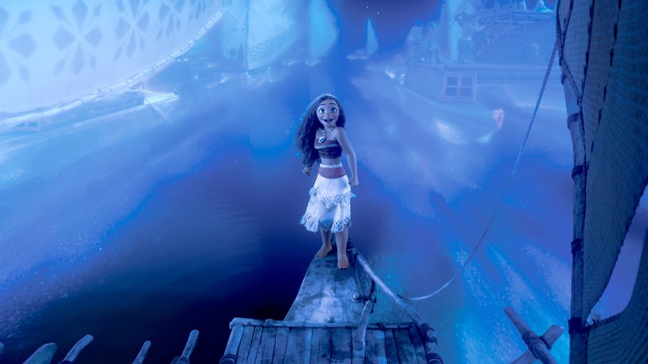 Moana following the path of her ancestors.