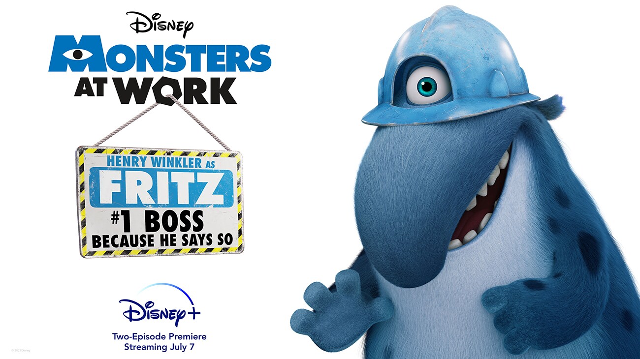 monsters at work fritz plush