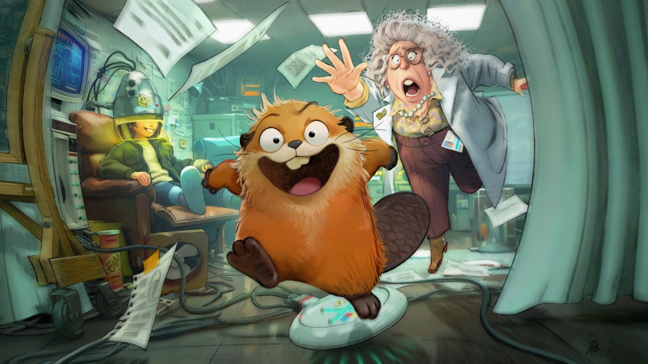 DISNEY AND PIXAR’S “HOPPERS” HITS THEATERS IN 2026 -- What if you could talk to animals and understand what they’re saying? In Disney and Pixar’s all-new feature film “Hoppers,” scientists have discovered how to “hop” human consciousness into lifelike robotic animals, allowing people to communicate with animals as animals! The adventure introduces Mabel, an animal lover who seizes an opportunity to use the technology, uncovering mysteries within the animal world that are beyond anything she could have imagined. Directed by Daniel Chong and produced by Nicole Paradis Grindle, “Hoppers” features the voices of Piper Curda, Bobby Moynihan and Jon Hamm. The film opens exclusively in theaters in 2026. © 2024 Disney/Pixar. All Rights Reserved.