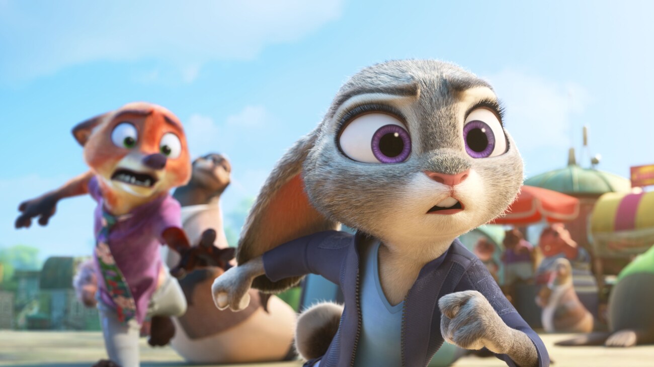 [L-R] Nick Wilde (voiced by Jason Bateman) and Judy Hopps (voiced by Ginnifer Goodwin) in Walt Disney Animation Studios' "Zootopia 2." From the Oscar®-winning team of Disney Animation chief creative officer Jared Bush and Byron Howard (directors) and Yvett Merino (producer), “Zootopia 2” opens in theaters Nov. 26. © 2025 Disney Enterprises, Inc. All Rights Reserved.