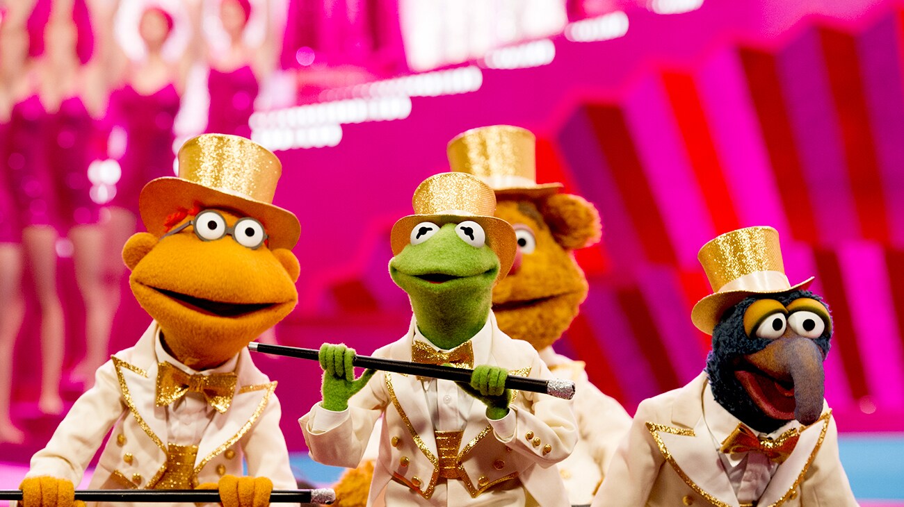 Characters from the movie "Muppets Most Wanted"