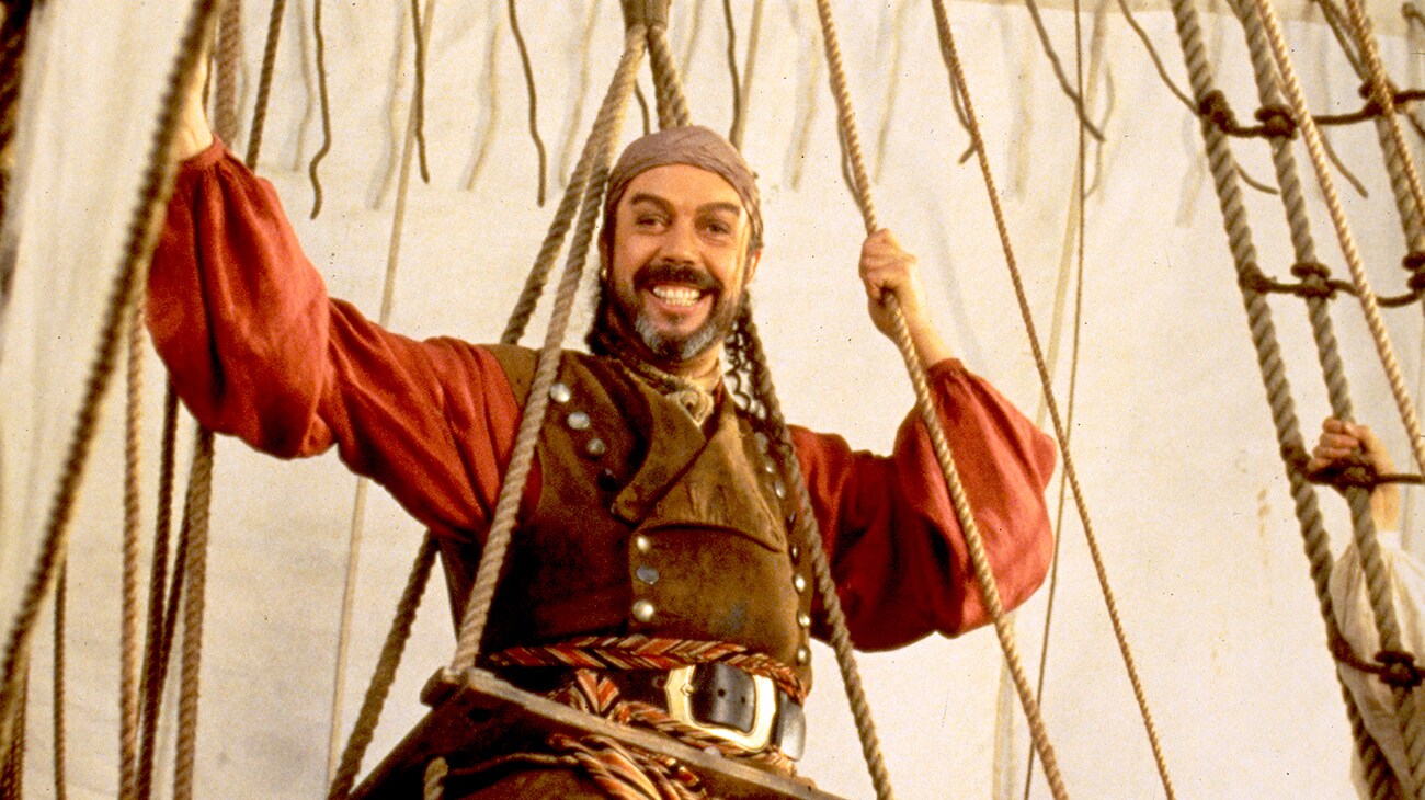 Tim Curry in "Muppet Treasure Island"