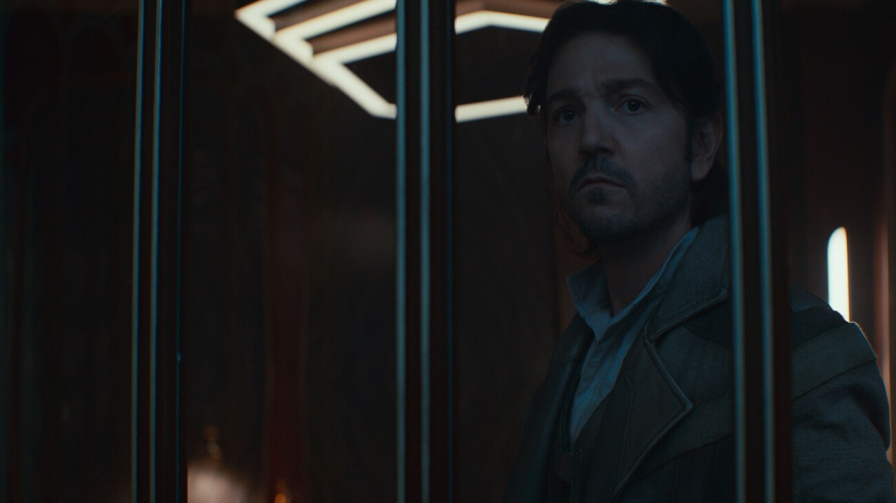 Cassian Andor (Diego Luna) in Lucasfilm's ANDOR Season 2, exclusively on Disney+. Photo courtesy of Lucasfilm. ©2025 Lucasfilm Ltd. & TM. All Rights Reserved.