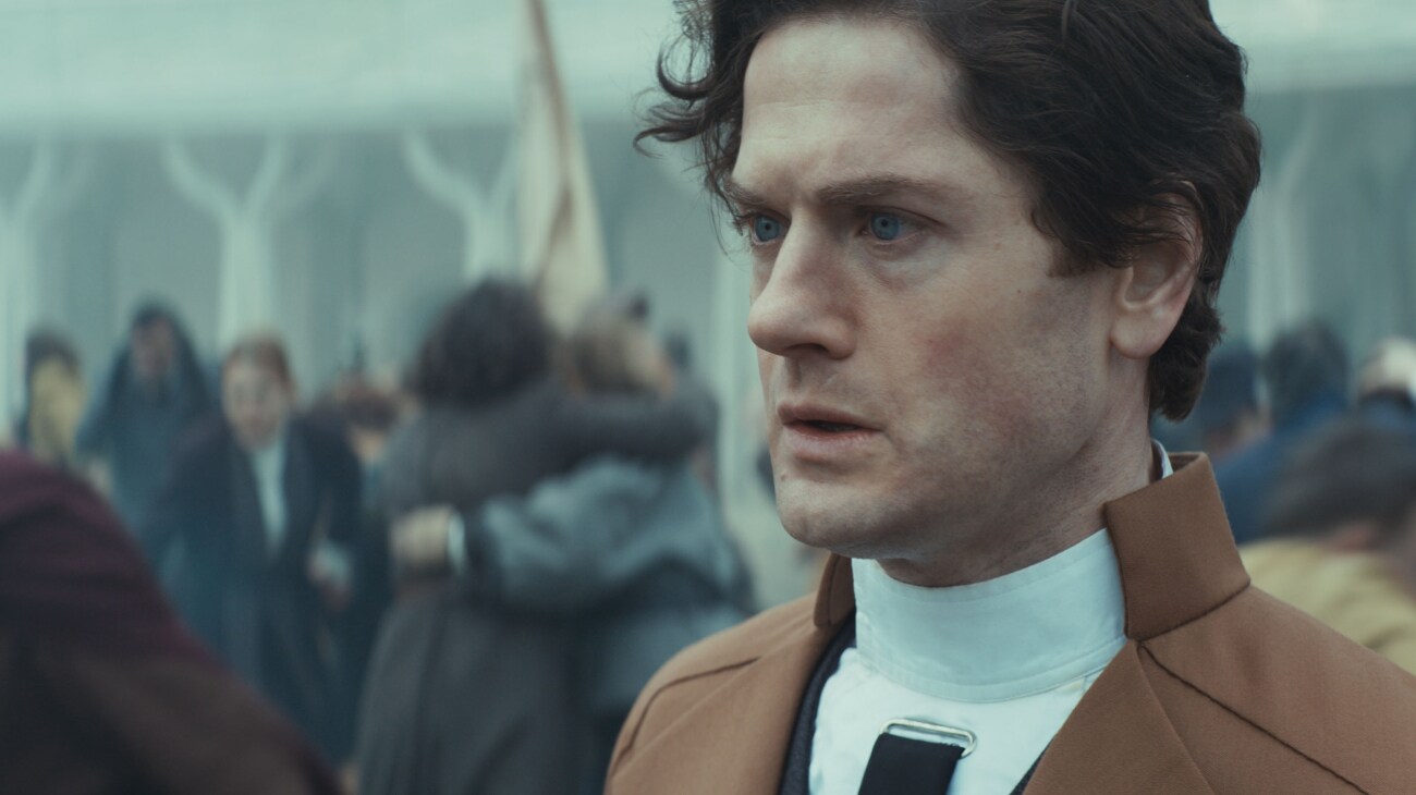 Syril Karn (Kyle Soller) in Lucasfilm's ANDOR Season 2, exclusively on Disney+. Photo courtesy of Lucasfilm. ©2025 Lucasfilm Ltd. & TM. All Rights Reserved.