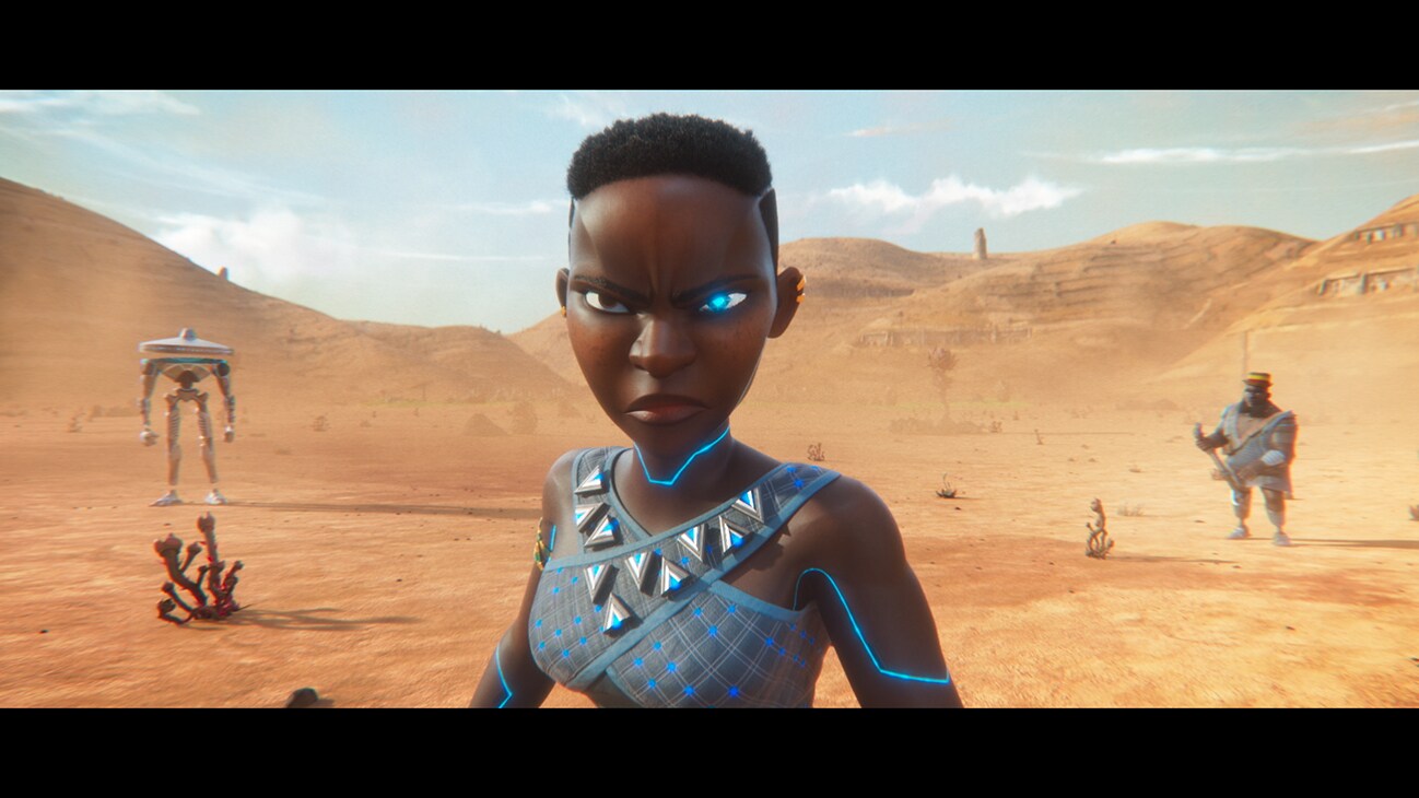 Image of a character from the Kizazi Moto: Generation Fire episode, "Herderboy."