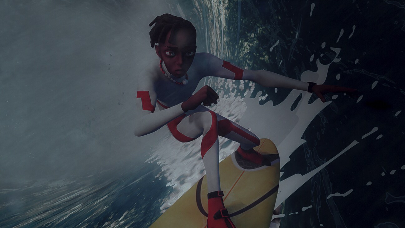 Image of a character from the Kizazi Moto: Generation Fire episode, "Surf Sangoma."