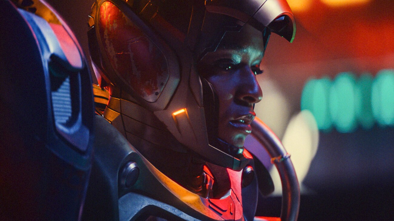 Ironheart/Riri Williams (Dominique Thorne) in Marvel Television's IRONHEART. Photo courtesy of Marvel. © 2025 Marvel. All Rights Reserved.