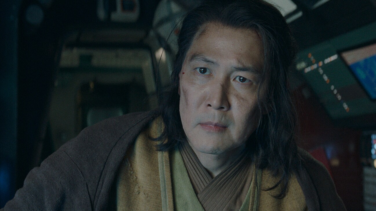 Master Sol (Lee Jung-jae) in Lucasfilm's THE ACOLYTE, season one, exclusively on Disney+. ©2024 Lucasfilm Ltd. & TM. All Rights Reserved.