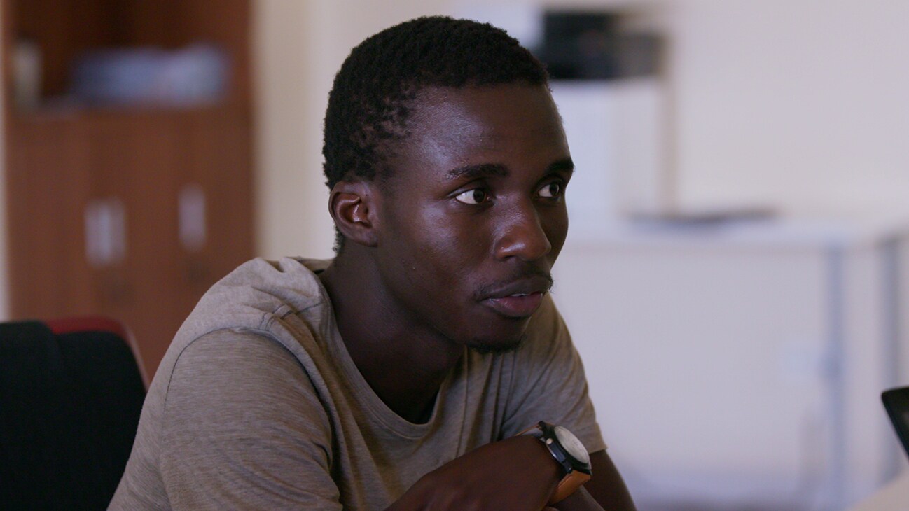 Nairobi, Kenya - Henry Onyango, co-founder of Roometo. (Credit: Future of Work Film Inc)