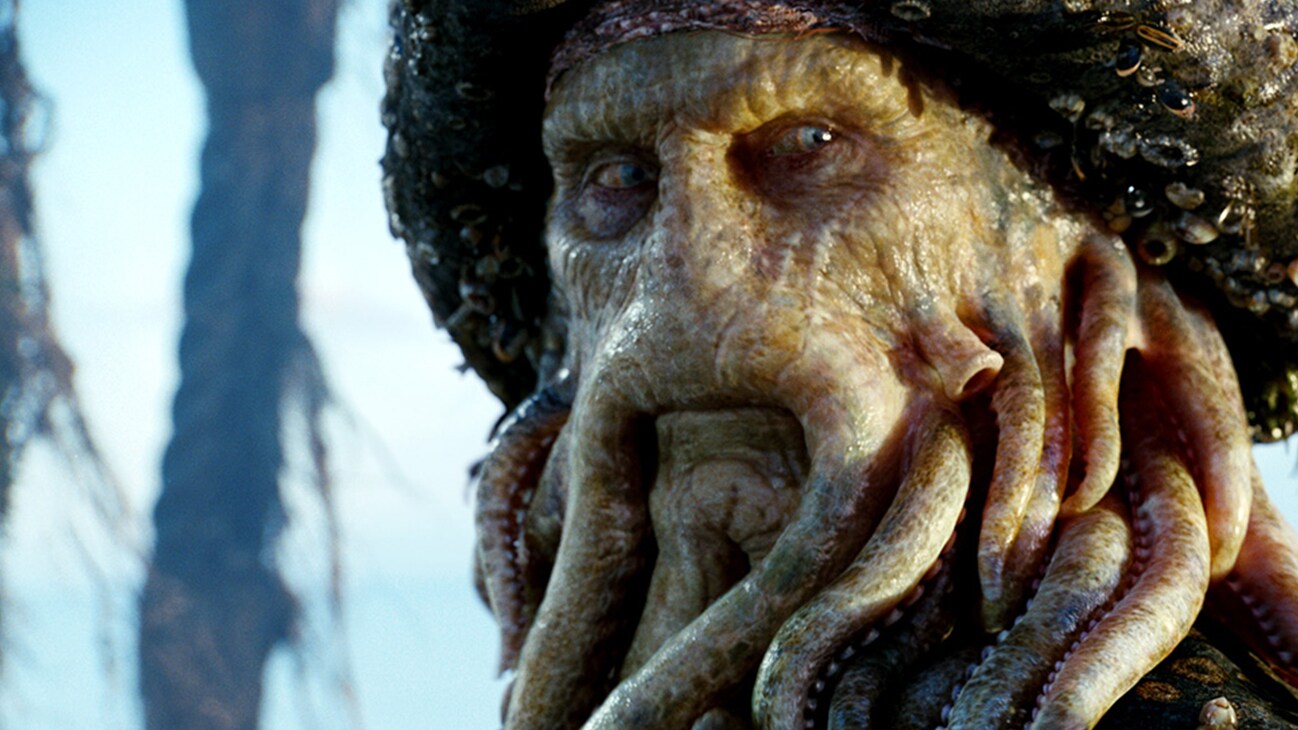 Davy Jones (Bill Nighy) in the Disney movie Pirates of the Caribbean: Dead Man's Chest.