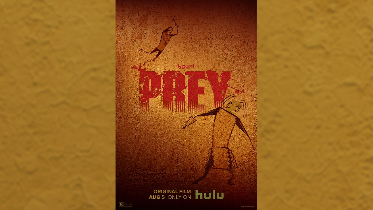 20th Century Studios | Prey | Rated R | Original film Aug 5 only on Hulu | movie poster