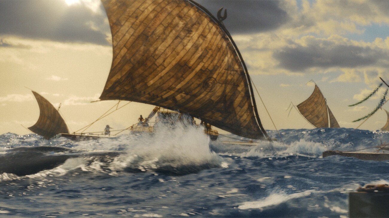 Scenes from Disney's live-action MOANA. Photo courtesy of Disney. © 2025 Disney Enterprises, Inc. All Rights Reserved.