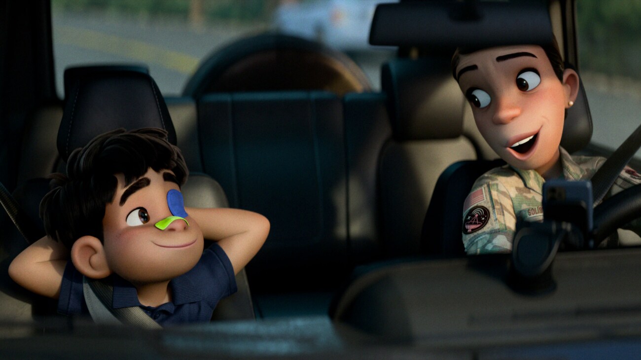 CONNECTIONS – In Disney and Pixar’s “Elio,” 11-year-old Elio and his Aunt Olga struggle to connect sometimes—his passion for all things space can make him hard to reach. Olga, a brilliant major in the Air Force, is delighted when her nephew suddenly perks up—she can’t quite figure out what’s behind the change. Featuring the voices of Yonas Kibreab and Zoe Saldaña as Elio and Aunt Olga, respectively, Disney and Pixar’s “Elio” releases in theaters June 20, 2025. © 2025 Disney/Pixar. All Rights Reserved.