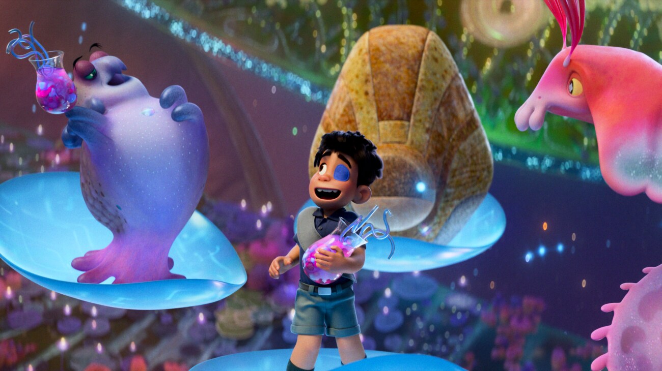 SPACING OUT – When 11-year-old Elio (voice of Yonas Kibreab) finds himself in the Communiverse, an interplanetary organization with representatives from galaxies far and wide, he drinks “glorp” and explores the vibrant new world alongside Ambassadors Helix, Tegman and Questa. Directed by Madeline Sharafian, Domee Shi and Adrian Molina, and produced by Mary Alice Drumm, Disney and Pixar’s “Elio” releases in theaters June 20, 2025. © 2025 Disney/Pixar. All Rights Reserved.