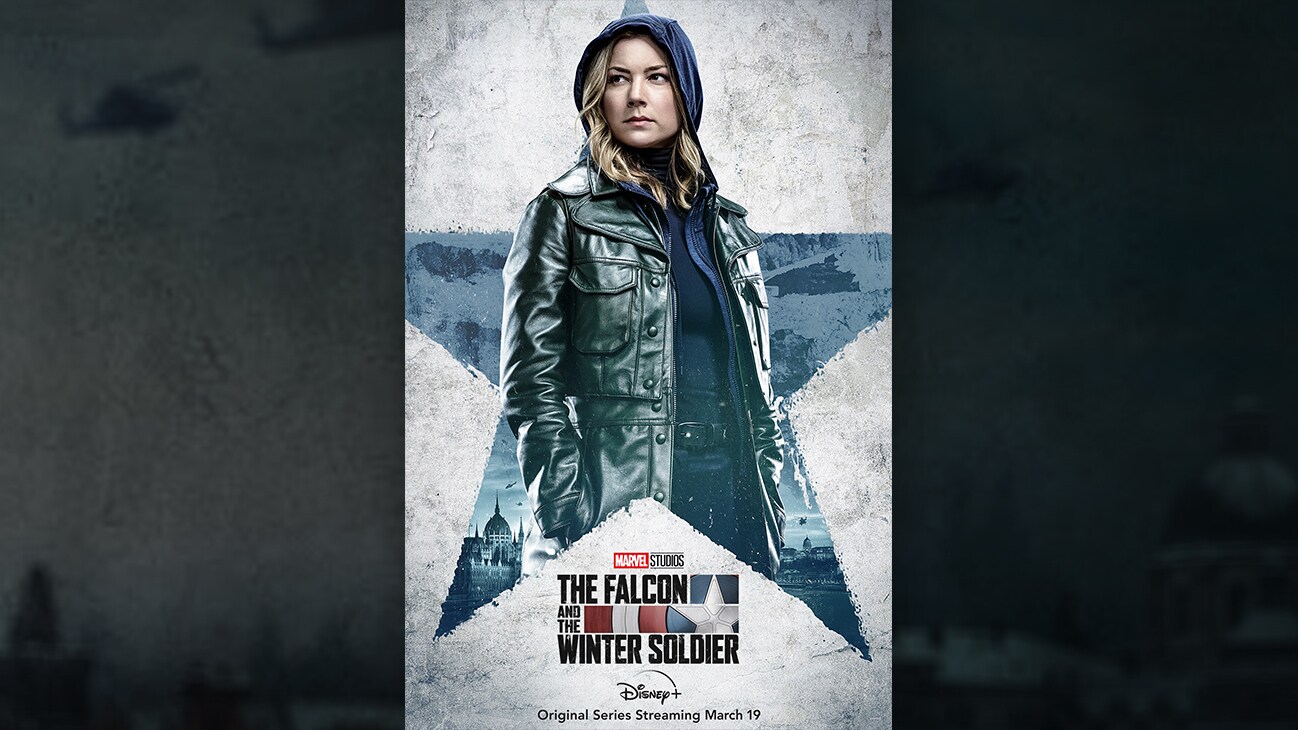 Image of Sharon Carter (actor Emily VanCamp) from the Disney+ Original series "The Falcon and the Winter Soldier".