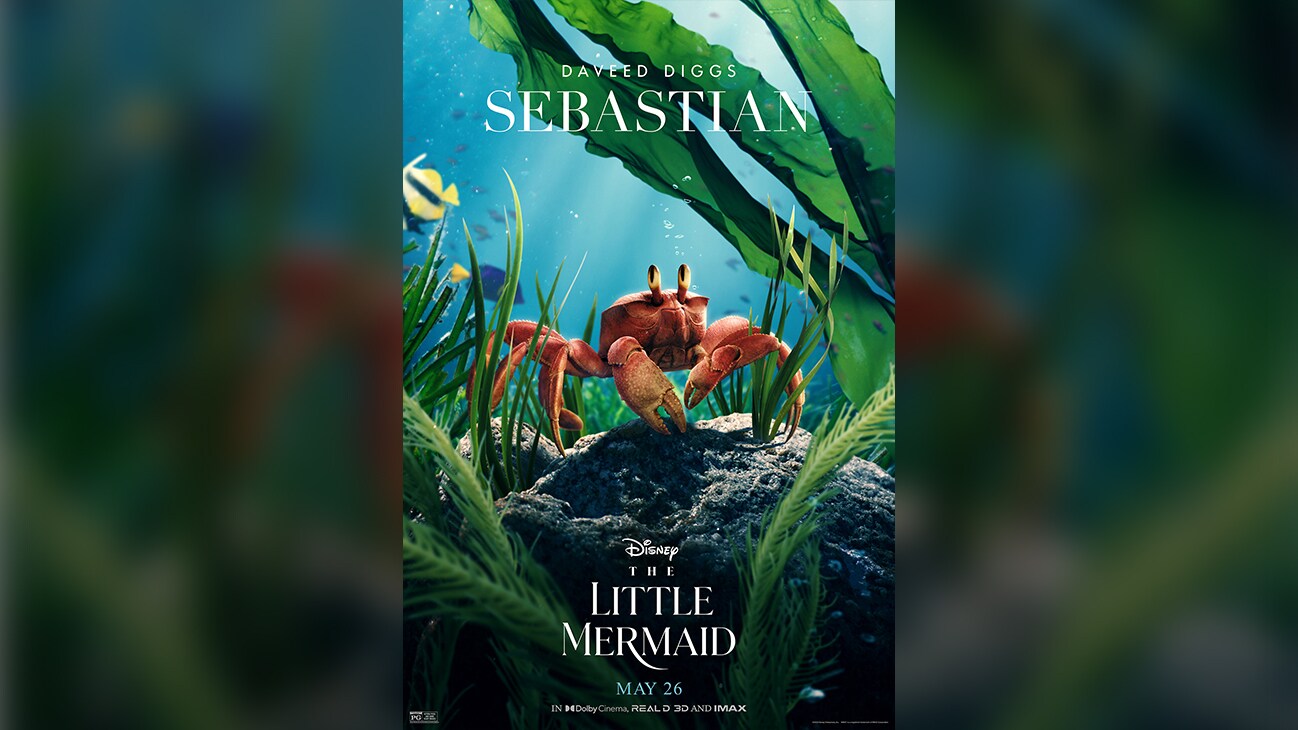 Daveed Diggs | Sebastian The Crab | Disney | The Little Mermaid | May 26 | rated PG