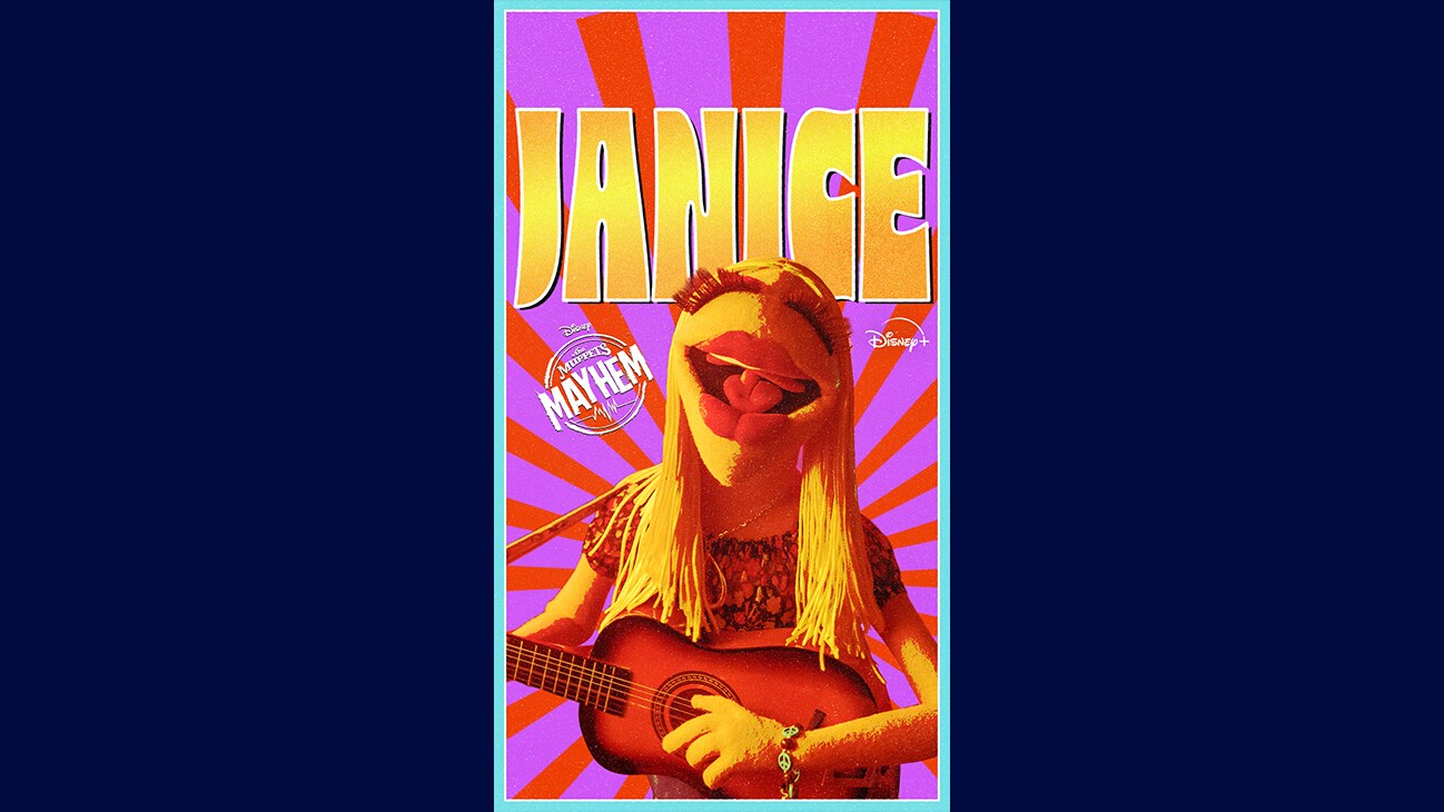 Janice | The Muppets Mayhem | Disney+ | movie poster