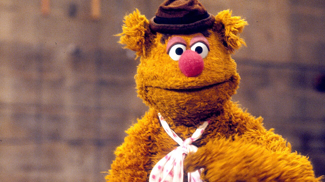 Fozzie Bear voiced by Fran Oz in The Muppet Movie