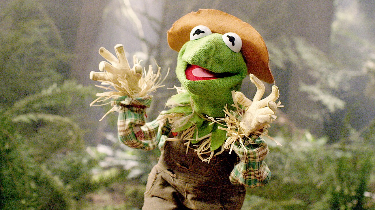 Kermit the Frog as the Scarecrow