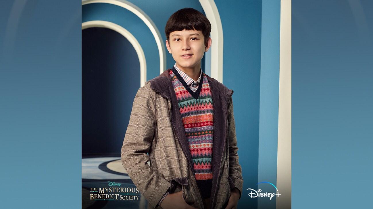 THE MYSTERIOUS BENEDICT SOCIETY - Disney’s “The Mysterious Benedict Society” stars Mystic Inscho as Reynie Muldoon. (Disney/Brendan Meadows)
