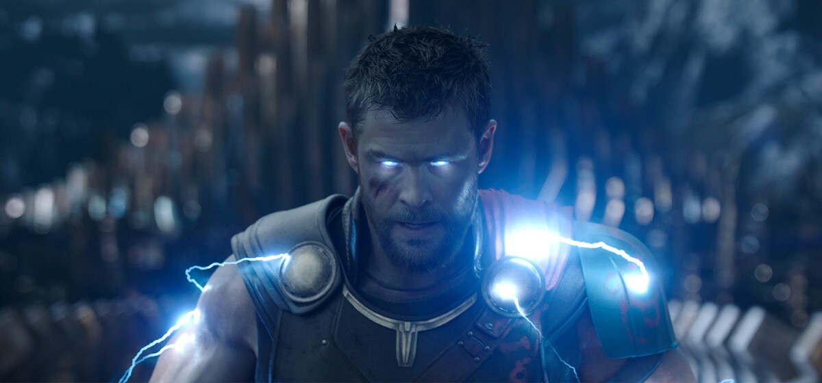 Chris Hemsworth as Thor from the movie "Thor: Ragnarok"