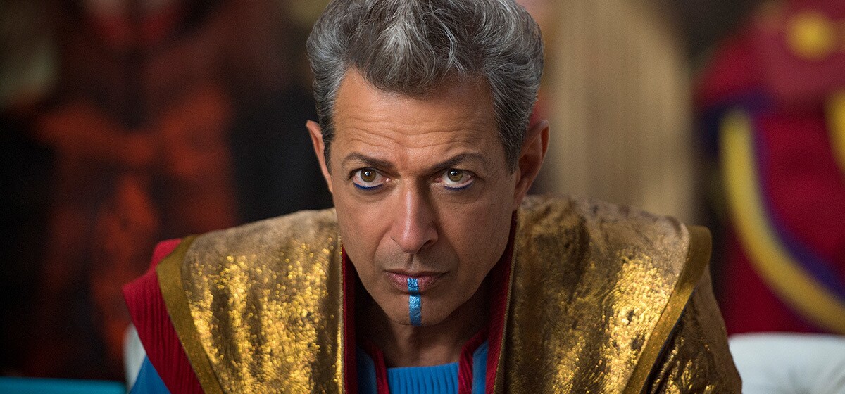 Jeff Goldblum (Grandmaster) from the movie "Thor:Ragnarok"