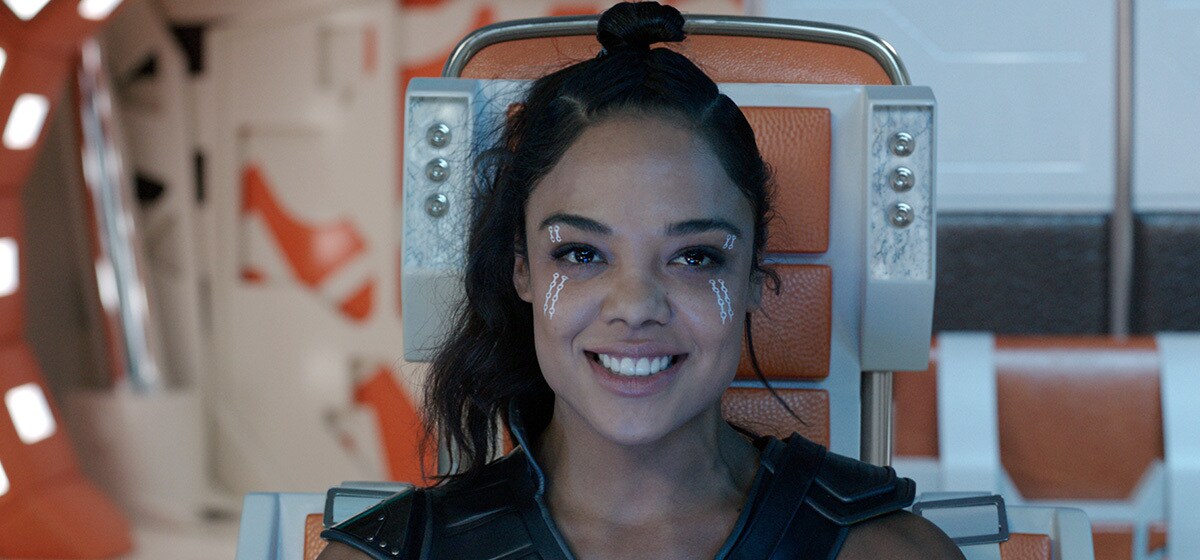 Tessa Thompson (Valkyrie) from the movie "Thor:Ragnarok"