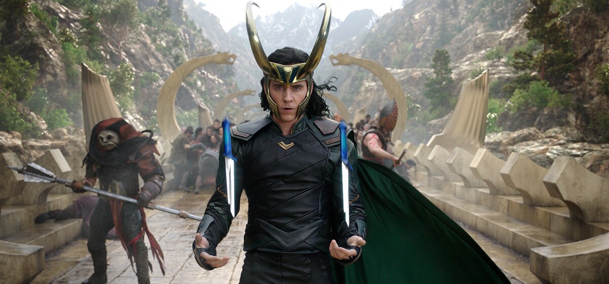 Tom Hiddleston (Loki) from the movie "Thor: Ragnarok"