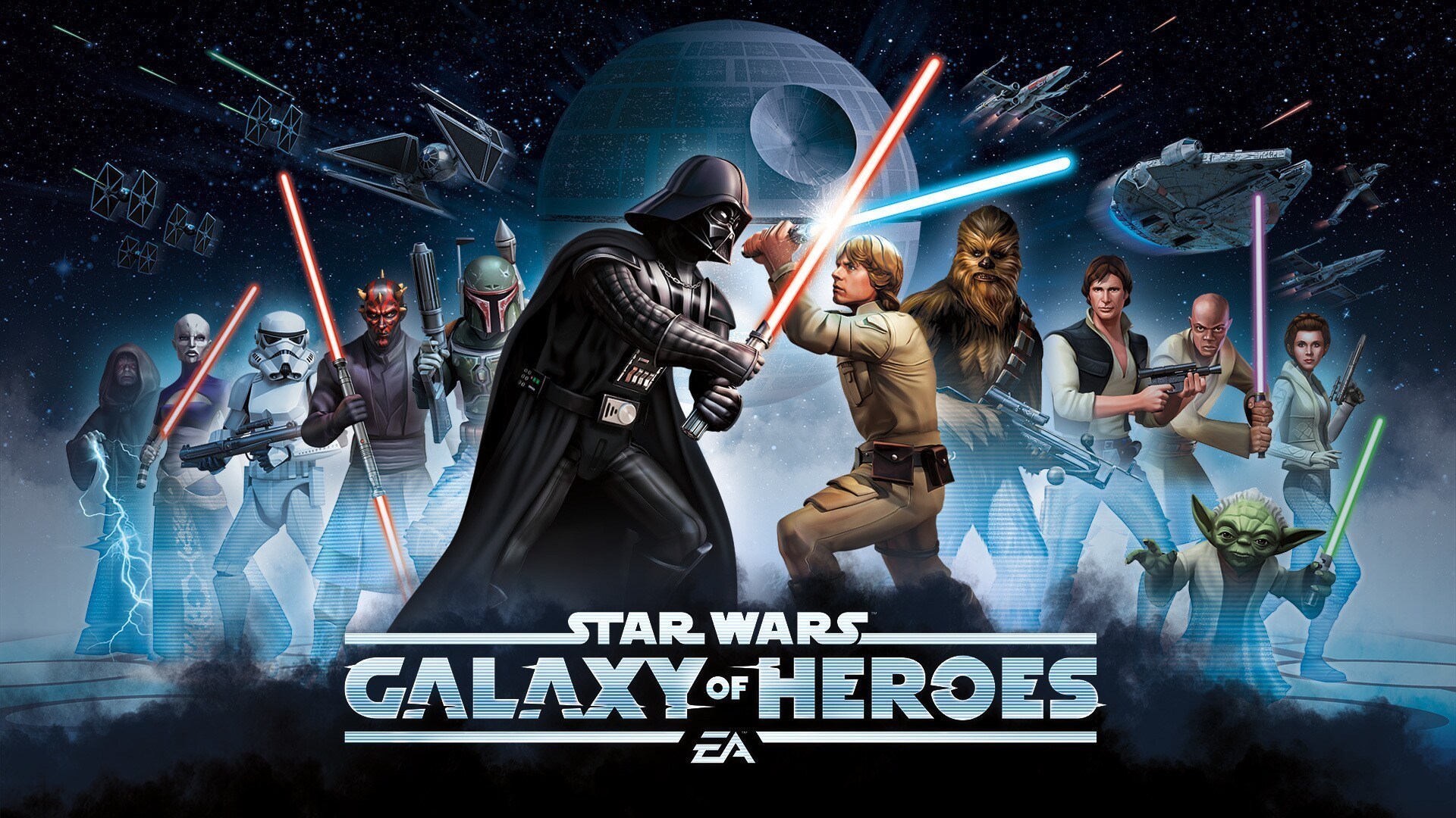 Star Wars: Galaxy of Heroes key art