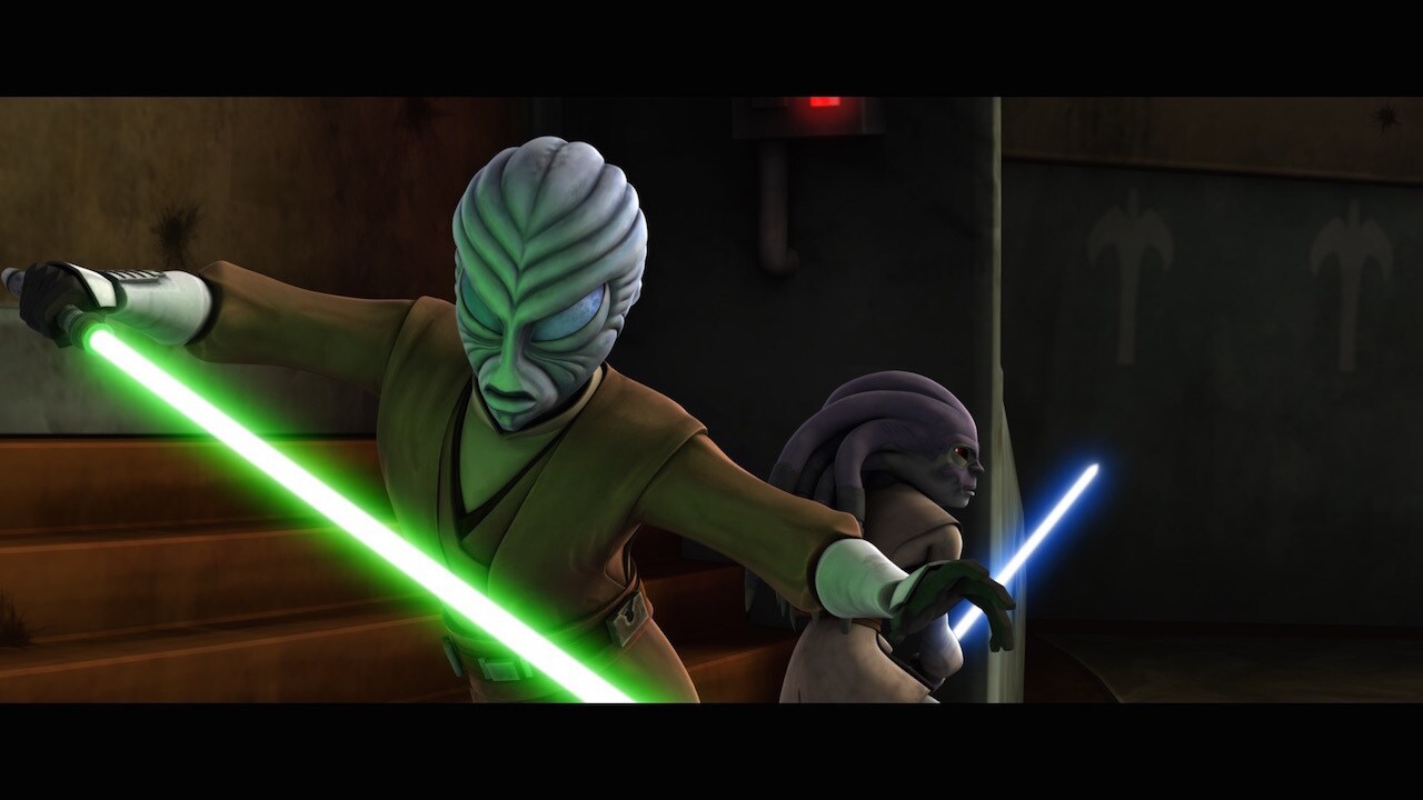 Jedi Halsey previously appeared in the background of the Season Two episode, "Grievous Intrigue."...