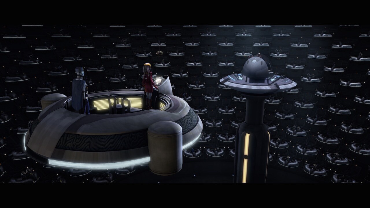 Also seen, but without speaking roles, are Orn Free Taa, Chancellor Palpatine, Mas Amedda and Cap...