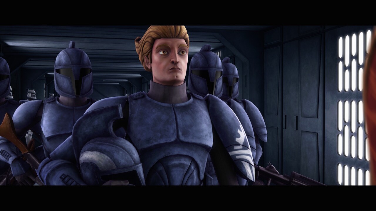 This episode marks the first series appearance of Senate Commandos, a new type of soldier derived...