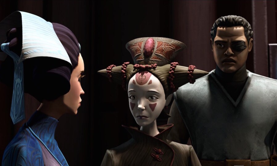 The Blue Shadow Virus Is Unleashed, Padme Gets Infected - Comic Vine