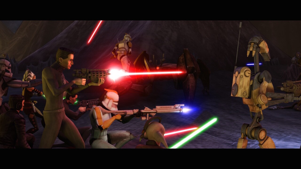 The Citadel combat scenario seen during the clone training sessions in "Clone Cadets" are named a...
