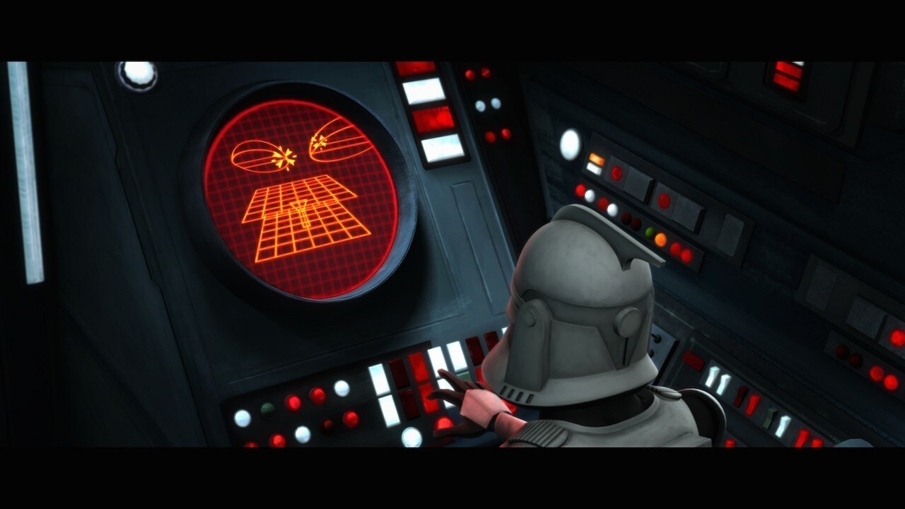 The targeting display screen for the Republic frigate appears to have a tried and true Corellian ...