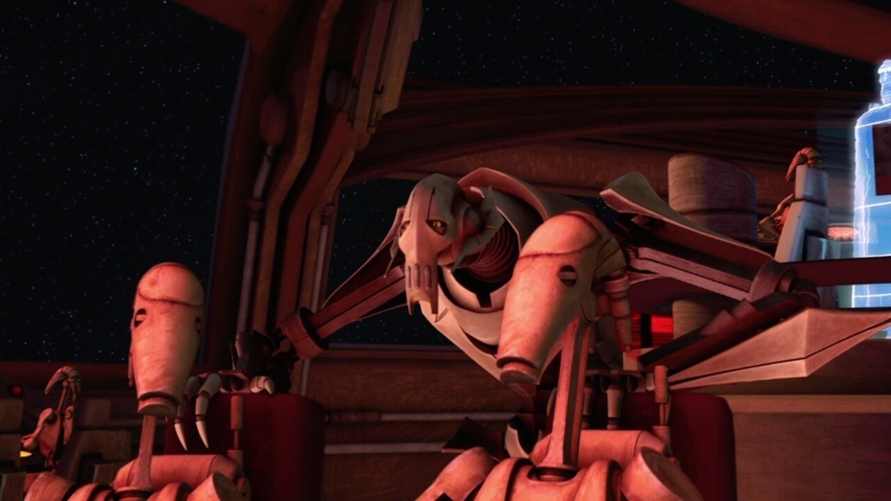 After Grievous callously beheads a battle droid gunner, there is a replacement one ready to take ...