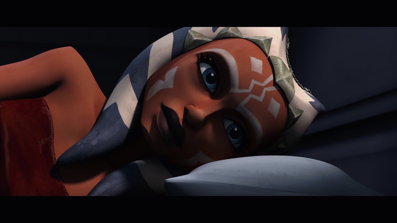 The pillows that Barriss and Ahsoka sleep on in their quarters have the Republic cog logo on them...
